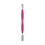 STALEKS Manicure Pusher Gummy with Silicone Handle UNIQ 10 TYPE 1 (rounded wide and rounded narrow pusher)