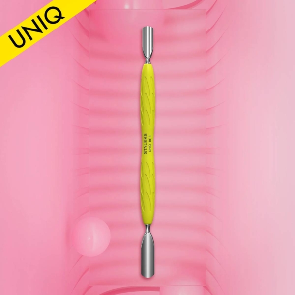 Επαγγελματικό σπρωχτηράκι STALEKS Gummy UNIQ 10/1 σε ροζ φόντο