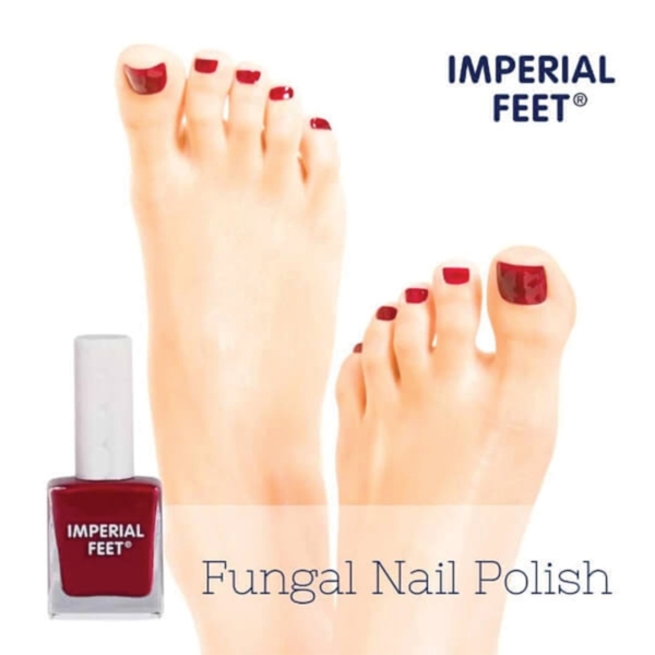 Imperial Feet Fungal Nails Polish Red 15ml – Βερνίκι για θεραπεία μυκητιασικών νυχιών, κατάλληλο για διαβητικούς & εγκύους.