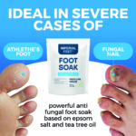 Imperial Feet Foot Soak 450g σχεδιασμένο για σοβαρές περιπτώσεις όπως πόδι του αθλητή και μυκητιάσεις νυχιών.