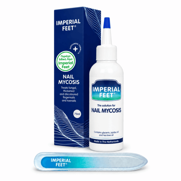 Imperial Feet Gel Μυκητίασης Νυχιών 75ml + Γυάλινη Λίμα - Θεραπεία για μύκητες νυχιών.