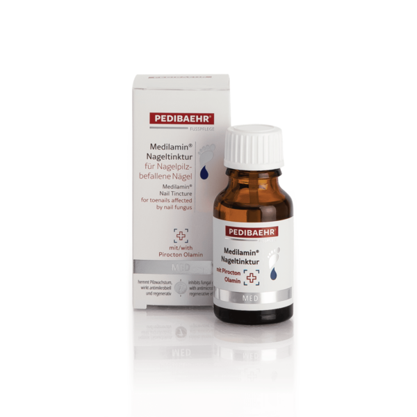 PEDIBAEHR Medilamin® Βάμμα νυχιών για μύκητες 15ml - Συσκευασία με μπουκάλι