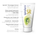 Ενεργά συστατικά της Spirularin SR Cracked Heel Cream με Spiralin, 20% ουρία, φυτικό υαλουρονικό, βούτυρο καριτέ και έλαια
