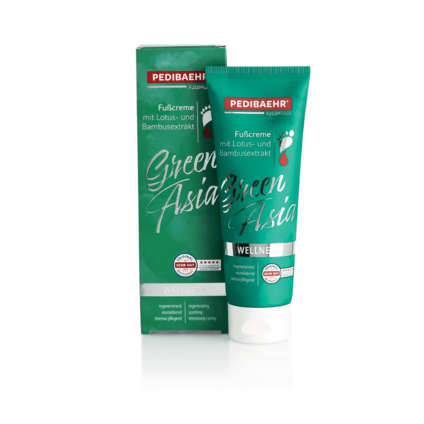 PEDIBAEHR Κρέμα Ποδιών Green Asia 125ml - Συσκευασία & Σωληνάριο