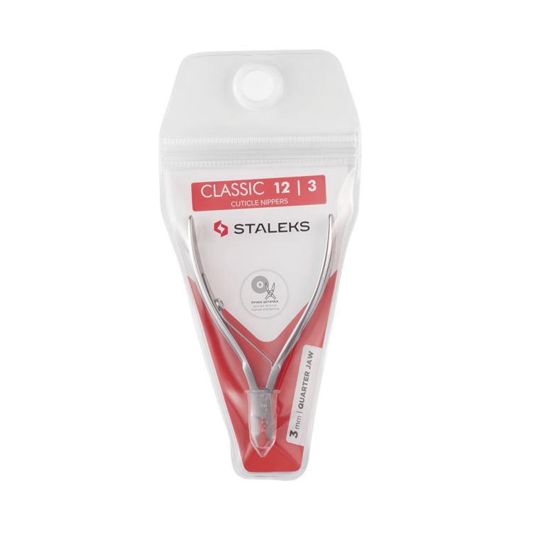 STALEKS Πενσάκι επωνυχίων CLASSIC NC-12-3 3mm μέσα στη συσκευασία του