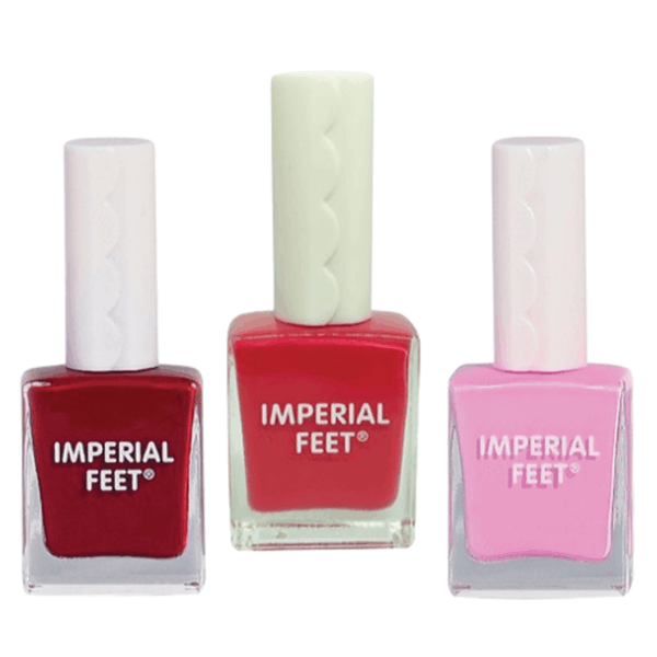 Σετ βερνικιών Imperial Feet για ονυχομυκητίαση – Red Coral Pink