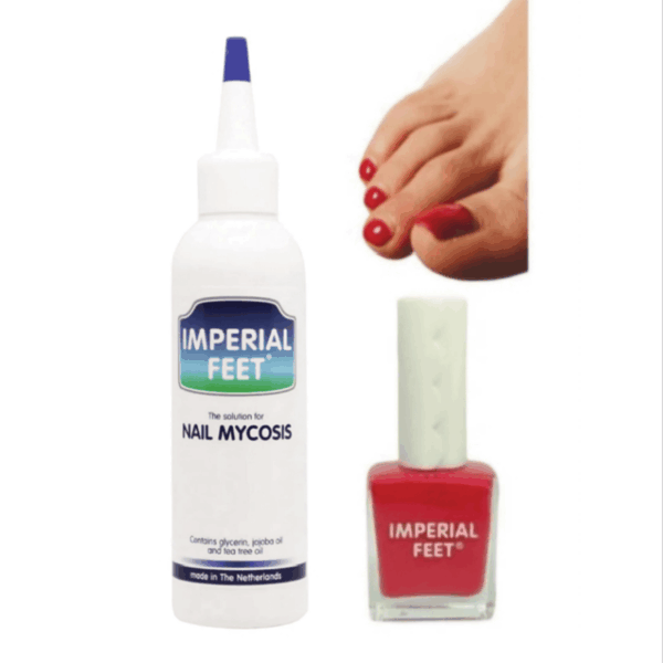 Imperial Feet ΣΕΤ Μυκητίασης Νυχιών Κοραλί με δώρο Anti-Fungal Spray 30ml.