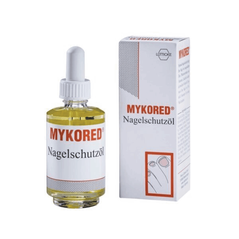 Εικόνα του Mykored Nail Protection Oil με συσκευασια 50ml σε συσκευασία με πινέλο εφαρμογής