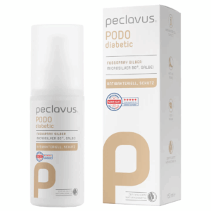 Peclavus PODOdiabetic Silver Foot Spray 150ml μαζί με εξωτερική συσκευασία