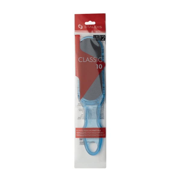 STALEKS Πλαστική ράσπα ποδιών CLASSIC 10 TYPE 2 σε συσκευασία