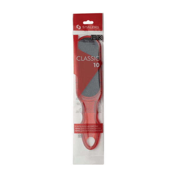 Πλαστική ράσπα ποδιών STALEKS CLASSIC TYPE 3 60/80 grit σε συσκευασία