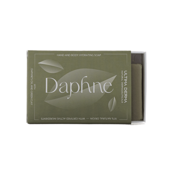 Συσκευασία Ultima Derma Daphne σαπουνιού με φυσικά συστατικά