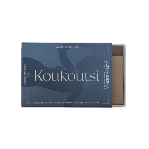 Απολεπιστικό σαπούνι Koukoutsi με κουκούτσι ελιάς και αιθέρια έλαια