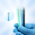 Σύγκριση χρωμάτων microbrush – μπλε, πράσινο, μαύρο, λευκό, γαλάζιο
