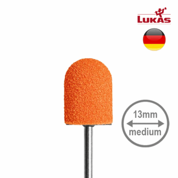 LUKAS SK PODO καπελάκι πεντικιούρ πορτοκαλί 13mm medium – γερμανικής κατασκευής