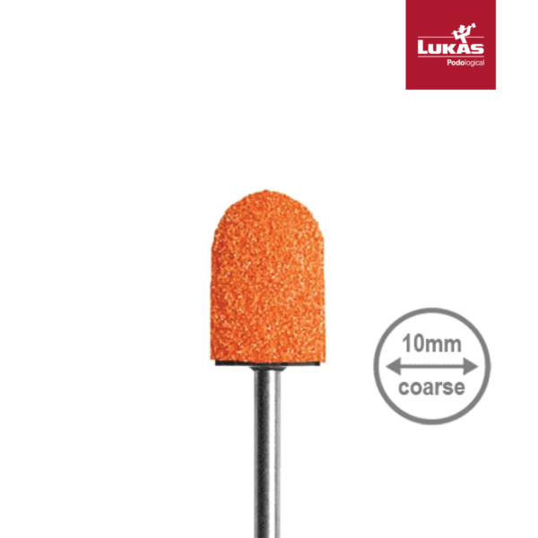 LUKAS SK PODO καπελάκι πεντικιούρ πορτοκαλί 10mm coarse – γερμανικής κατασκευής