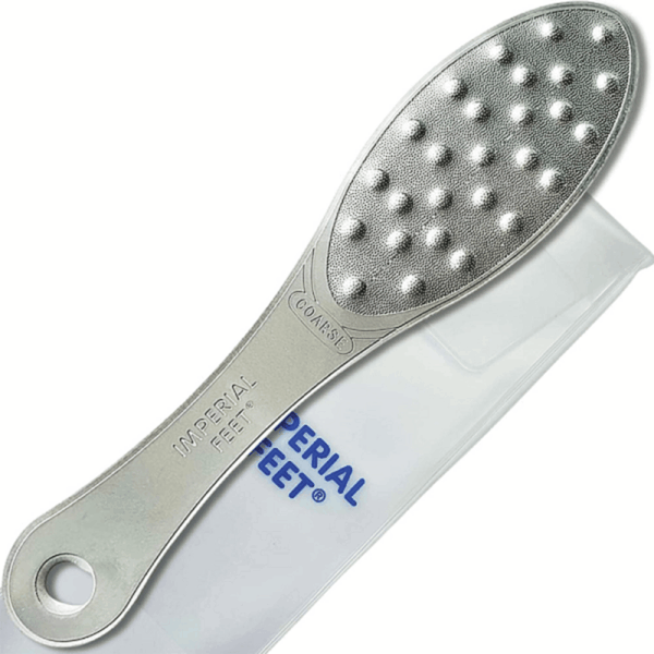 Μεταλλική ράσπα ποδιών Imperial Feet από ανοξείδωτο ατσάλι με θήκη