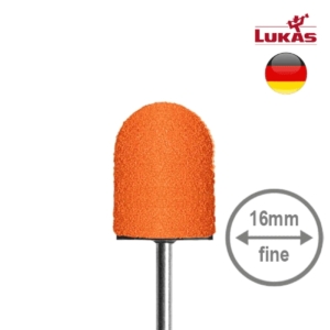 Καπελάκι LUKAS SK PODO 16mm/320 Grit πάνω σε υποδοχέα