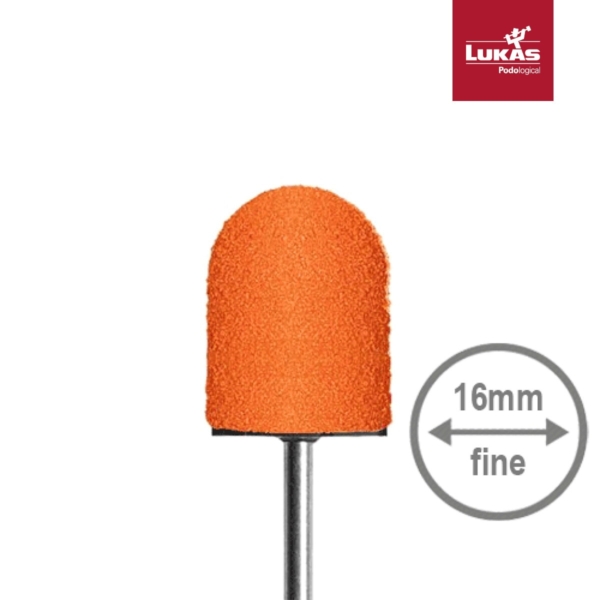 Καπελάκι LUKAS SK PODO 16mm/320 Grit πάνω σε υποδοχέα