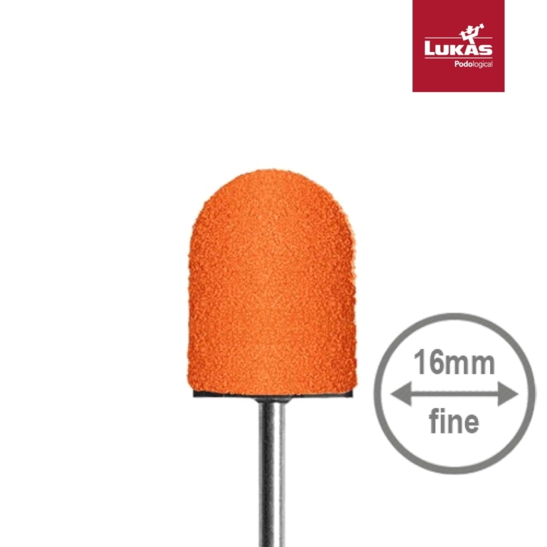 Καπελάκι LUKAS SK PODO 16mm/320 Grit πάνω σε υποδοχέα