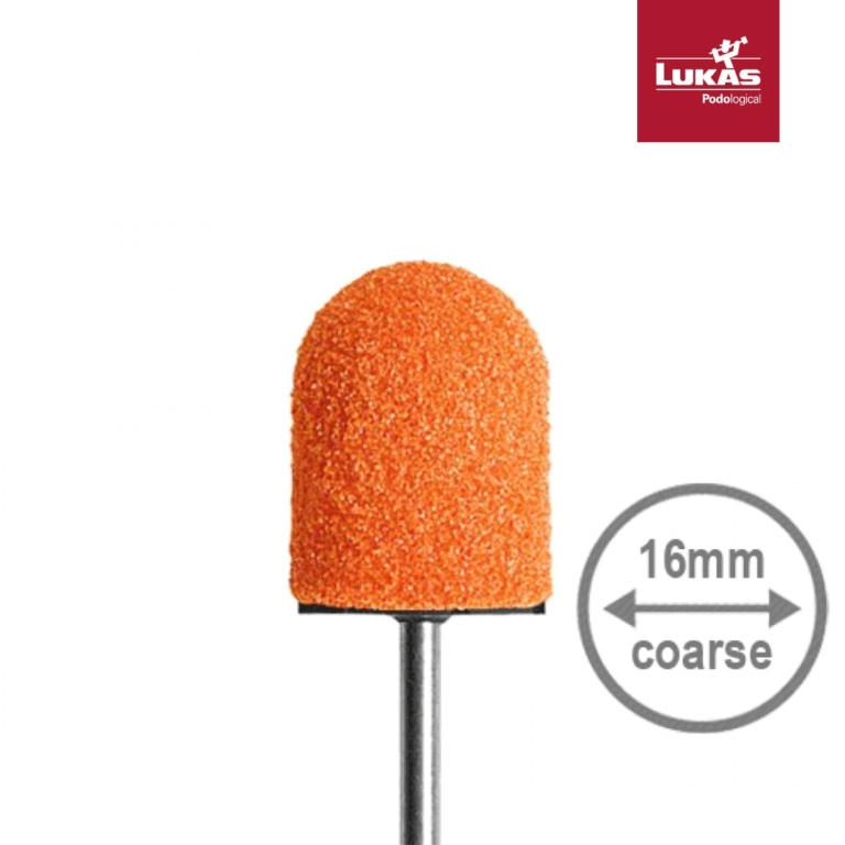 Καπελάκι LUKAS SK PODO 10 16mm/80 Grit πάνω σε υποδοχέα