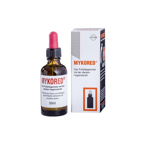 Mykored Lotion Σταγονόμετρο 50ml – Αντιμυκητιακή λοσιόν ποδιών για νύχια και μεσοδακτύλιες περιοχές