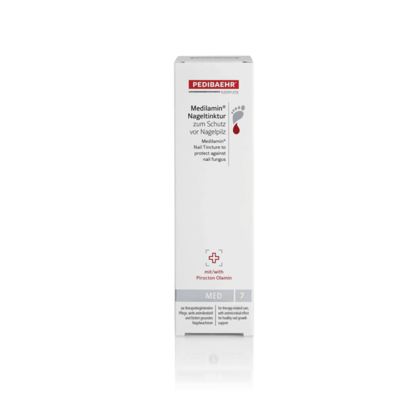 PEDIBAEHR Medilamin Nail Tincture κουτί – Αντιμυκητιασικό σπρέι για νύχια με ονυχομυκητίαση
