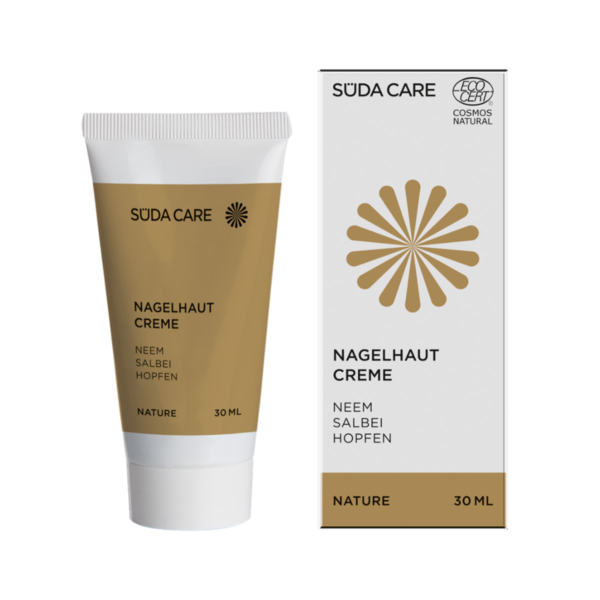 SÜDA CARE NATURE Cuticle Cream 30ml – Κρέμα για επιδερμίδες νυχιών με neem, φασκόμηλο και λυκίσκο