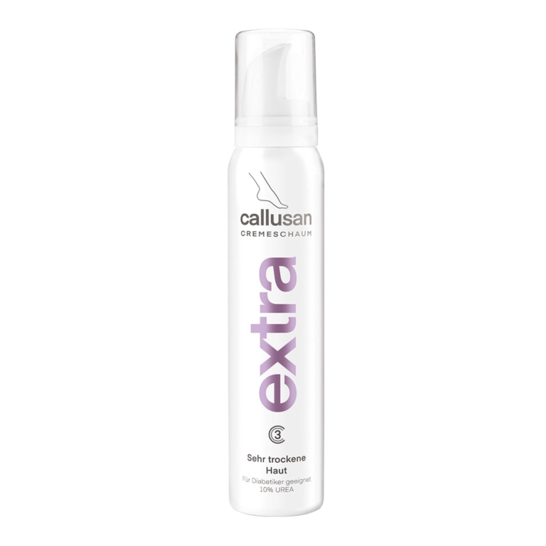 Callusan Extra 125ml– Ενυδατικός αφρός ποδιών με 10% ουρία για πολύ ξηρό και διαβητικό δέρμα