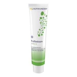 Laufwunder Fußbalsam Kühlend – Δροσιστικό βάλσαμο ποδιών 75ml με φυτικά εκχυλίσματα και μενθόλη για άμεση ανακούφιση, φρεσκάδα και μείωση οσμών.