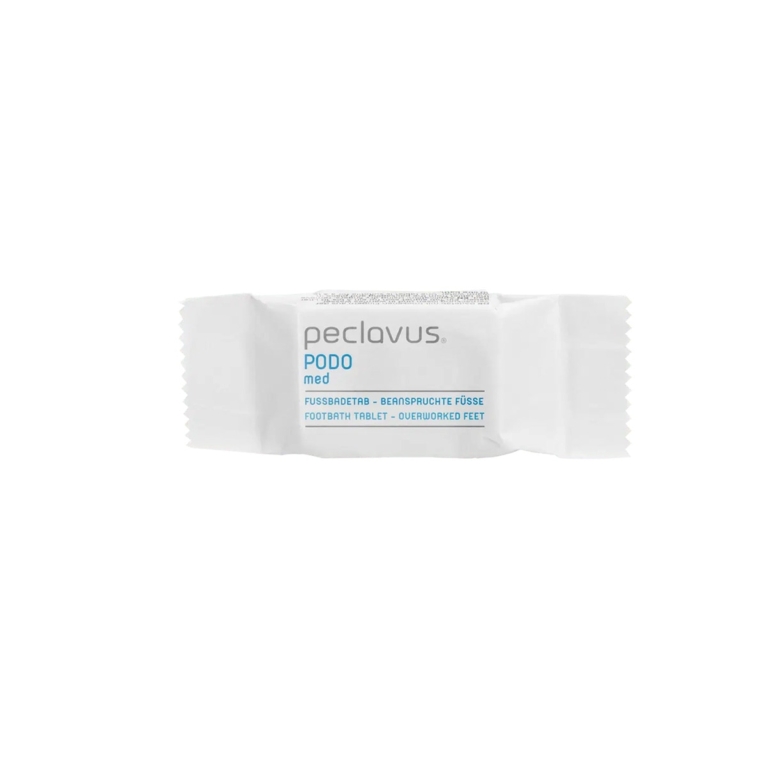 Συσκευασία peclavus® PODOmed Ταμπλέτας Ποδόλουτρου 18g με ουρία & αλλαντοΐνη για καταπονημένα και τραχιά πόδια