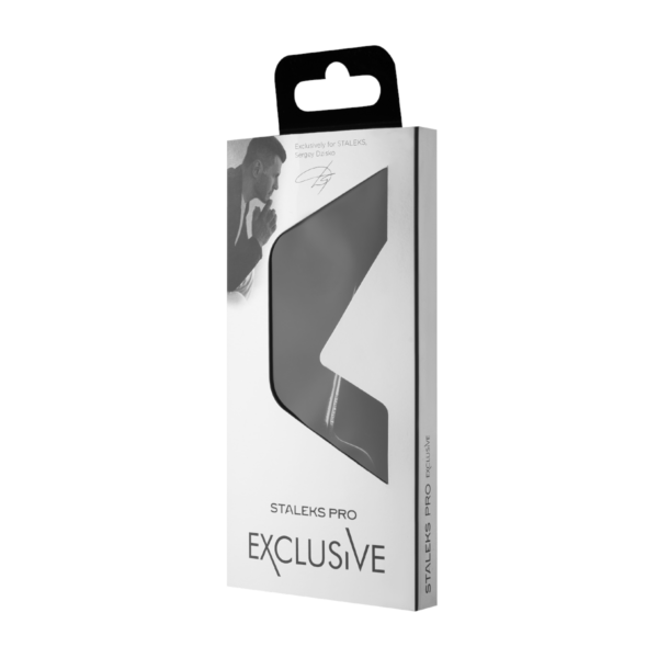 STALEKS PRO EXCLUSIVE SX-23/2m Magnolia επαγγελματικό ψαλιδάκι επωνυχίων με γάντζο σε συσκευασία