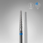 Φρέζα STALEKS PRO EXPERT FT71B023/14 – καρβιδίου cone 2,3mm / 14mm με μπλε χάραξη (medium)