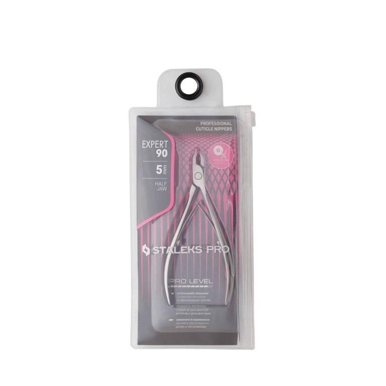Συσκευασία πενσακίου STALEKS PRO EXPERT 90 5mm με αναγραφόμενα χαρακτηριστικά.