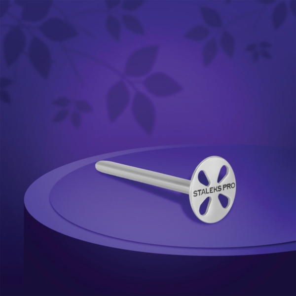 Επαγγελματικός ποδολογικός δίσκος STALEKS PRO PODODISC XS EXPERT 10mm με μακρύ στέλεχος από ανοξείδωτο ατσάλι για πεντικιούρ και λείανση σκληρύνσεων.