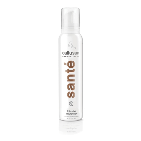 Callusan Santé 175ml – ενυδατικός αφρός σώματος με 5% ουρία, έλαιο tiger nut & βούτυρο καριτέ