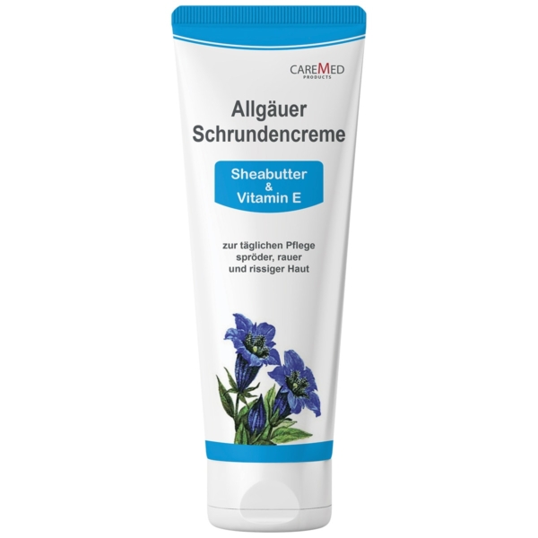 Caremed Allgäuer Schrundencreme 150ml – κρέμα για σκασμένο και τραχύ δέρμα, μπροστινή όψη σωληναρίου
