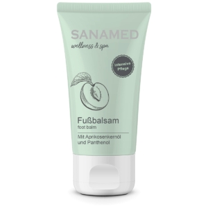 SanaMed Βάλσαμο Ποδιών με Έλαιο Βερίκοκου 150ml – μπροστινή όψη συσκευασίας
