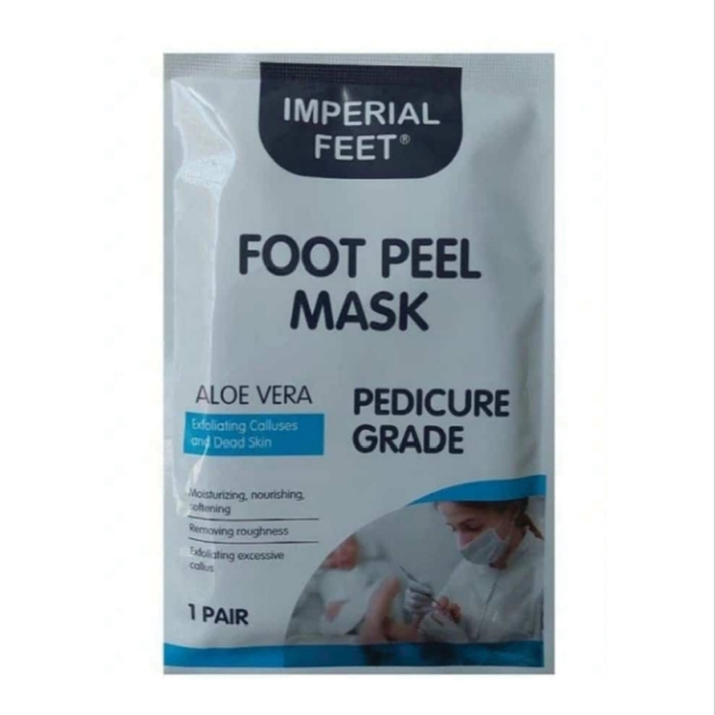 Imperial Feet Foot Peel Mask – Συσκευασία μάσκας απολέπισης ποδιών Aloe Vera.
