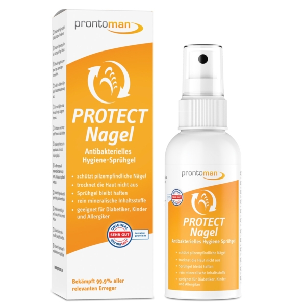 prontoman protect nagel 50ml spray gel για υγιεινή προστασία νυχιών, κατάλληλο για παιδιά, διαβητικούς και αλλεργικούς