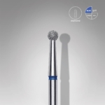 STALEKS PRO φρέζα διαμαντιού Ball 2,7mm με μπλε χάραξη (FA01B027) – κοντινό μακροπλάνο
