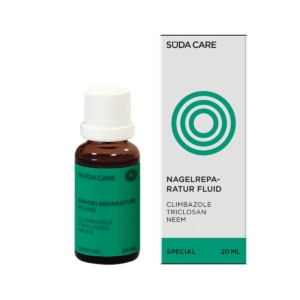 SÜDA CARE Antimycotic Nail Repair 20ml – Προϊόν και συσκευασία θεραπευτικού βερνικιού