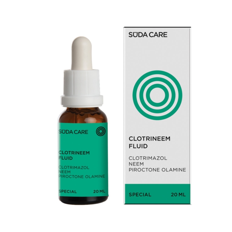 SÜDA CARE SPECIAL Clotrineem Fluid 20ml – Θεραπευτικό διάλυμα για πρόληψη μυκητιάσεων νυχιών
