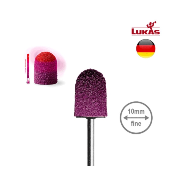 LUKAS SK THERMO Καπελάκια Ποδολογίας 10mm 320 Grit Fine Στρογγυλά