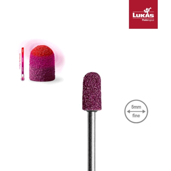 LUKAS SK THERMO Καπελάκια Ποδολογίας 5mm 320 Grit Fine Στρογγυλά