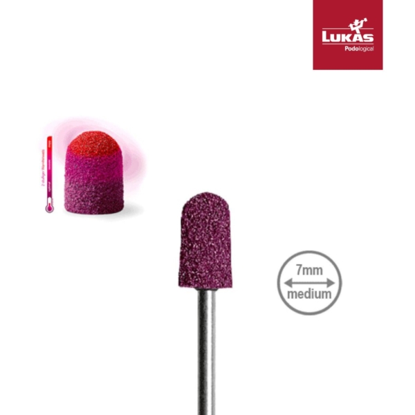 LUKAS SK THERMO Καπελάκια Ποδολογίας 7mm 150 Grit Medium Στρογγυλό