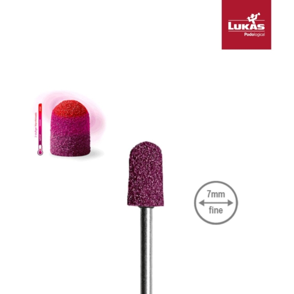 LUKAS SK THERMO Καπελάκια Ποδολογίας 7mm 320 Grit Fine Στρογγυλό
