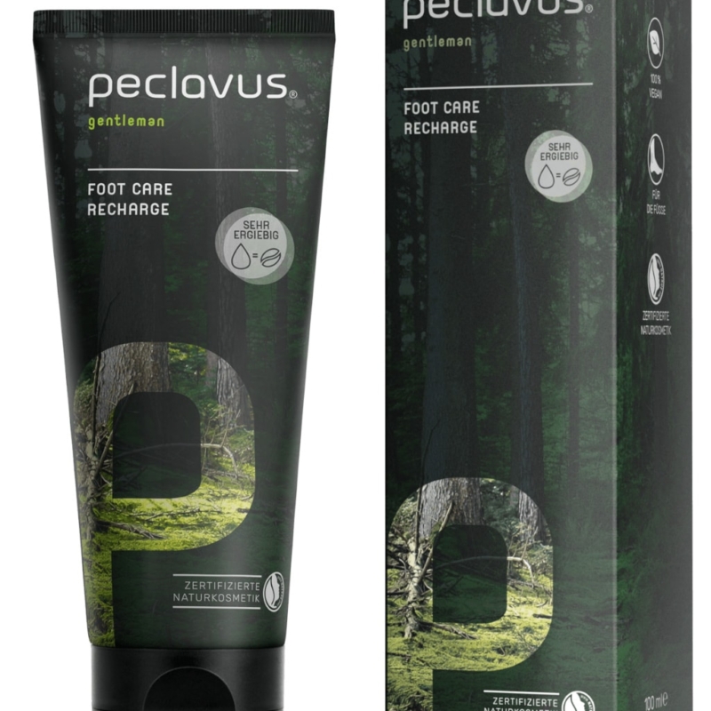 Συσκευασία peclavus gentleman Recharge με πιστοποίηση NATRUE.