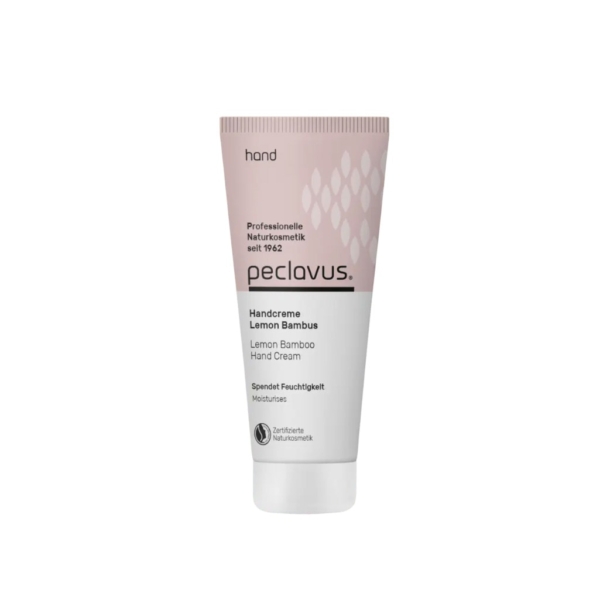 Κρέμα χεριών peclavus Lemon Bambus 30ml σε σωληνάριο.
