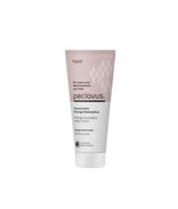 Κρέμα χεριών peclavus Orange Eukalyptus 30ml σε σωληνάριο.